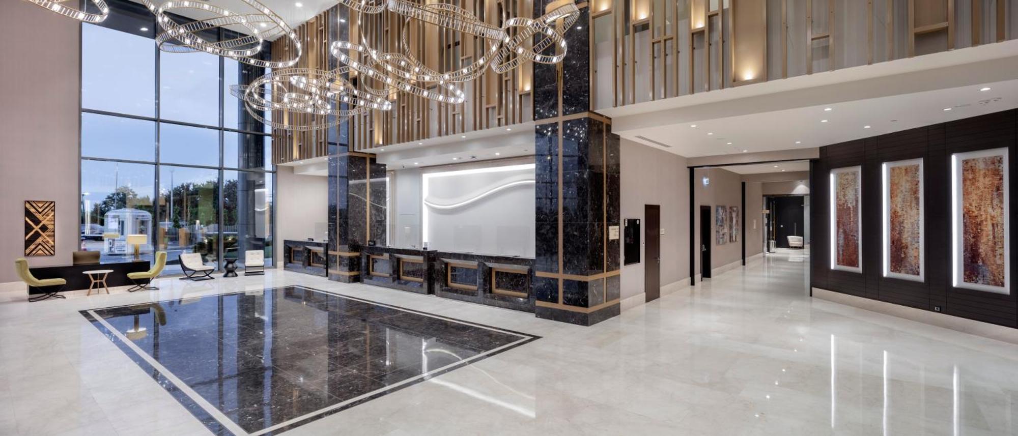 Hotel Hilton Istanbul Bakirkoy Exterior foto Lobby
